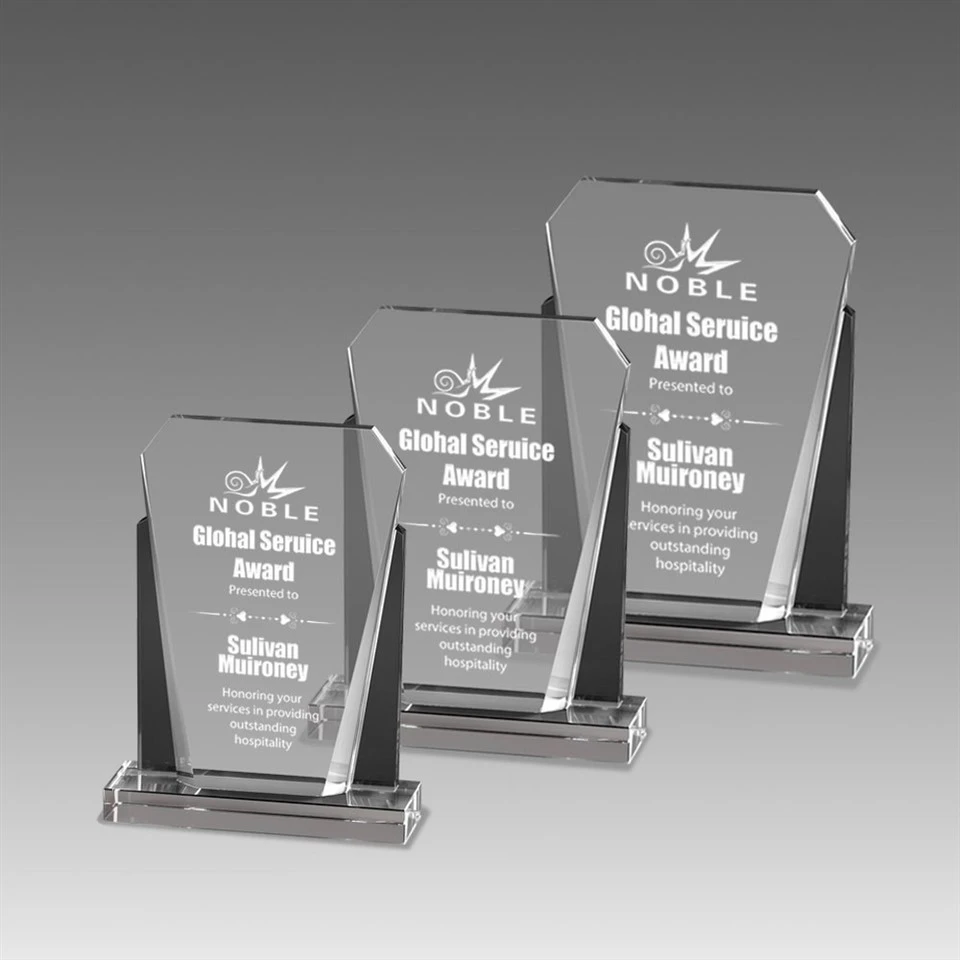 Cheap Engraved Crystal Trophy