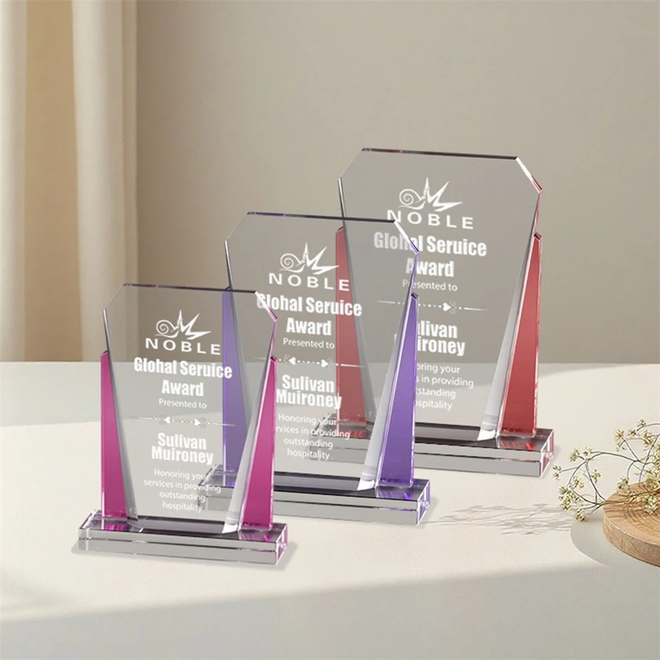 Engraved Crystal Trophy Price